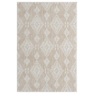 Luxe Weavers Moroccan Indoor Area Rug, Neutral Carpet - 1 of 4