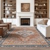 Abynow Medallion Faded Persian Indoor Area Rug - 2 of 4