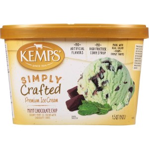 Kemps Simply Crafted Mint Chocolate Chip Ice Cream - 48oz - 1 of 4