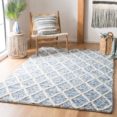 Ivory Elegance 8' x 10' Hand-Tufted Wool Blend Area Rug