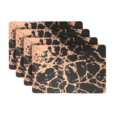 black and rose gold