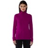 JENNIE LIU Women's 100% Pure Cashmere Long Sleeve Turtleneck Pullover Sweater - 4 of 4