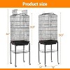 Clearance, Clearance Sale! Bird Cages, Wheel Stands & Top Play Areas, Parrot Cages with Pull-Out Trays, for Small/Medium/Large Birds & Parrots - 2 of 4