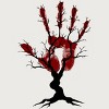 Junior's Design By Humans Halloween Tree By aisenArt T-Shirt - 2 of 3