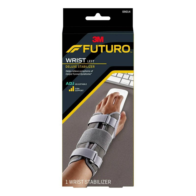 FUTURO Deluxe Wrist Stabilizer Helps Relieve Carpal Tunnel Symptoms, 1 of 10