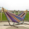 Vivere Double Cotton Replacement Hammock for 8’, 9’ Stand, Canvas Only, Tropical - 4 of 4