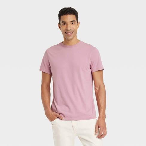 Baby pink t hot sale shirt for men