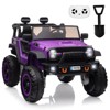 Electric Ride On Car, 24V 2 Seats for Kids, with Remote Control, 4WD Spring Suspension, 2 Speeds, Music, for 3+ - 2 of 4