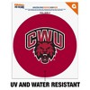 Central Washington University Primary Logo Automotive Car Window Locker Circle Bumper Sticker - 2 of 4