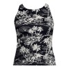 Lands' End Women's Tugless High Neck Strappy Back Tankini Swimsuit Top - 3 of 4