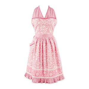 Design Imports Pink Ophelia Apron - 1 of 4