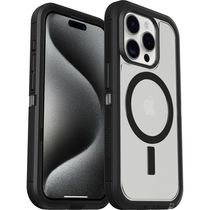 OtterBox Apple iPhone 15 Pro Defender Pro XT Series Case with MagSafe - Dark Side, 5 of 8