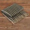 Park Designs Cable Throw Black & Tan - 2 of 3