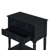 CAVINAS Narrow Modern Console Table, Slim Sofa Table with Three Storage Drawers and Bottom Shelf for Living Room - 4 of 4