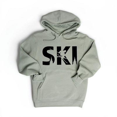 Simply Sage Market Women's Graphic Hoodie Ski With Trees