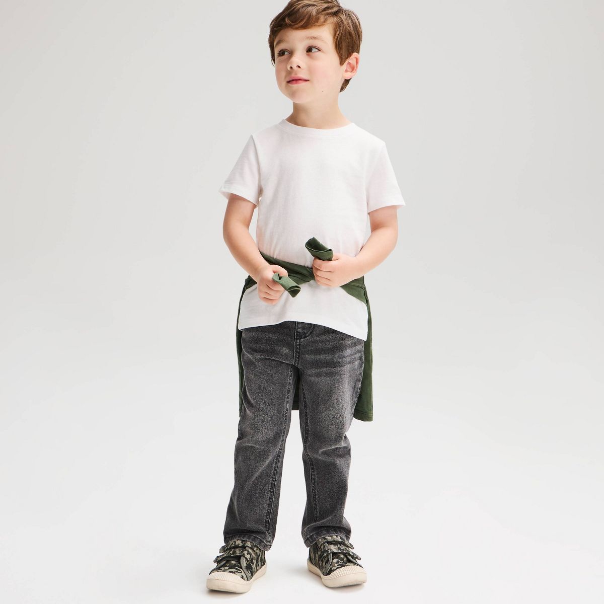 Toddler Boys' Short Sleeve Solid T-Shirt- Cat & Jack™ - thumbnail 7