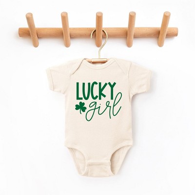 The Juniper Shop Lucky Girl Baby Bodysuit
