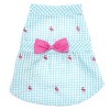 The Worthy Dog Embroidered Flamingos Gingham Check Adjustable Pet Dress - 2 of 3