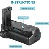 Neewer Pro Battery Grip for Nikon D5100 5200 DSLR Camera Compatible with EN-EL14 Batteries - 3 of 4