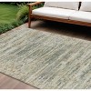 Artichoke Green And Beige Moroccan Washable Indoor Outdoor Area Rug - 2 of 4