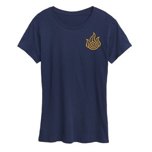 Women's - Avatar: The Last Airbender - Fire Nation Short Sleeve Graphic T-Shirt - 1 of 4
