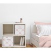 Sweet Jojo Designs Girl Fabric Storage Bins Set Ballerina and Ballet Bows Pink and White - 2 of 4