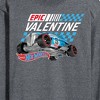 Men's - Hot Wheels - Valentine's Epic Long Sleeve Graphic T-Shirt - 2 of 4