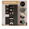 Black Kitchen Storage Cabinet, Tall Pantry Cabinet With Drawer, Adjustable Shelves, Door Shelves, Kitchen Pantry For Dining Room, Bathroom - 4 of 4