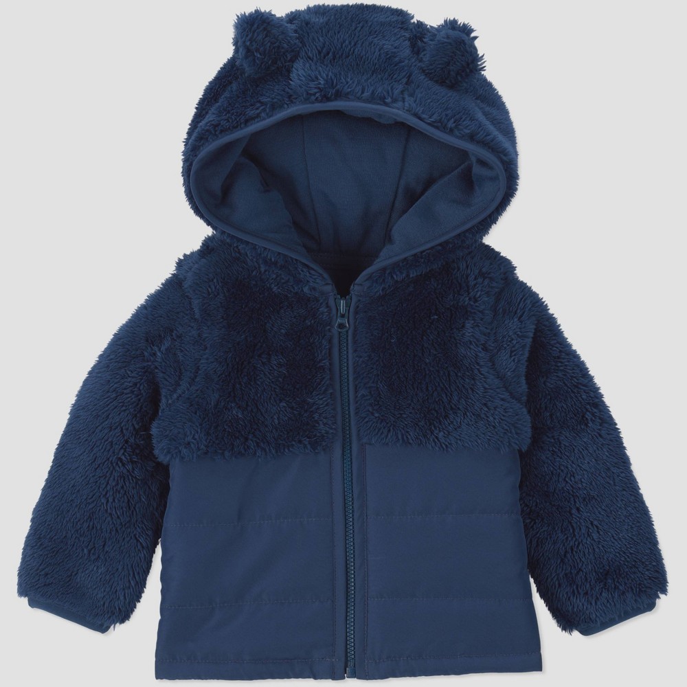 Carter's Just One You® Baby Cozy Jacket - Navy Blue Newborn