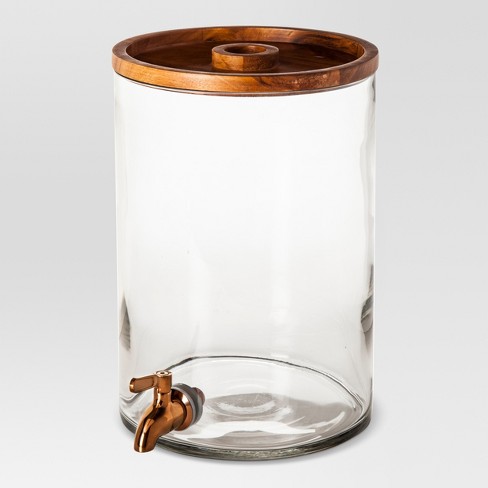 glass beverage dispenser replacement lid