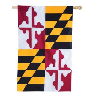 Evergreen Flag Maryland State Flag House Applique Flag - 1 of 4