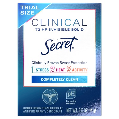 Secret Clinical Strength Completely Clean Invisible Solid Antiperspirant and Deodorant for Women - Fresh Scent - 0.5oz_8