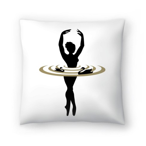 The Black Swan By Atelier Posters Throw Pillow - Americanflat Minimalist  Modern : Target