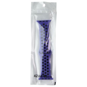 Silicone Sport Band for Apple Watch (49/45/44/42mm) Cases - Blue/Black - 1 of 1