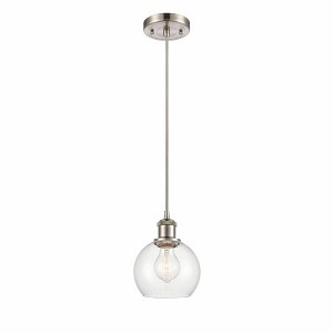Athens - 1 Light Mini Pendant In Industrial Style-9.88 Inches Tall and 6 Inches Wide - 1 of 1