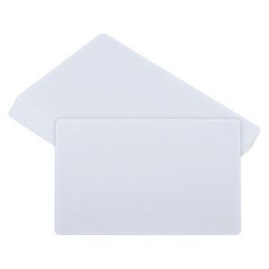 Unique Bargains Smooth Laser Engraving Metal DIY Craft Business Cards 10 Pcs - 1 of 4
