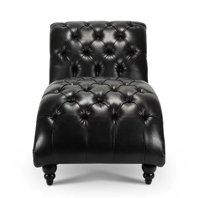 Dolonm Chaise Lounge,Armless Chaise Lounge,Velvet Accent Chair,Solid Wood Frame,220LBS Capacity for Bedroom/Living Room