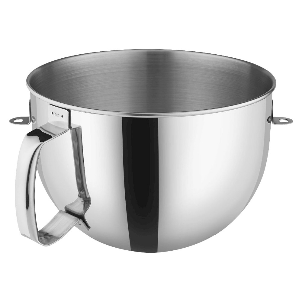 KitchenAid 6qt. Bowl-Lift Polished Stainless Steel Bowl with Comfort Handle - KN2B6PEH