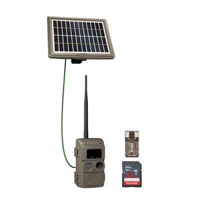 Cuddeback CuddeLink Wireless Trail Camera with Solar Power Bank Bundle.