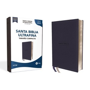 Nvi, Santa Biblia, Revisión 2022, Ultrafina, Tamaño Compacto, Leathersoft, Azul Marino, Palabras de Jesús En Rojo, Comfort Print - (Leather Bound) - 1 of 1