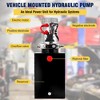 8.5 Qt Car Lift Hydraulic Pump Dump Trailer Electric Power Unit Single Action 12V - 2 of 4