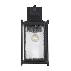 Savoy House Dunnmore 1 - Light Wall Light in  Black - 1 of 2
