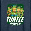 Women's - Teenage Mutant Ninja Turtles - Turtle Power Lightweight French Terry Wide Neck Long Sleeve Shirt - 2 of 4