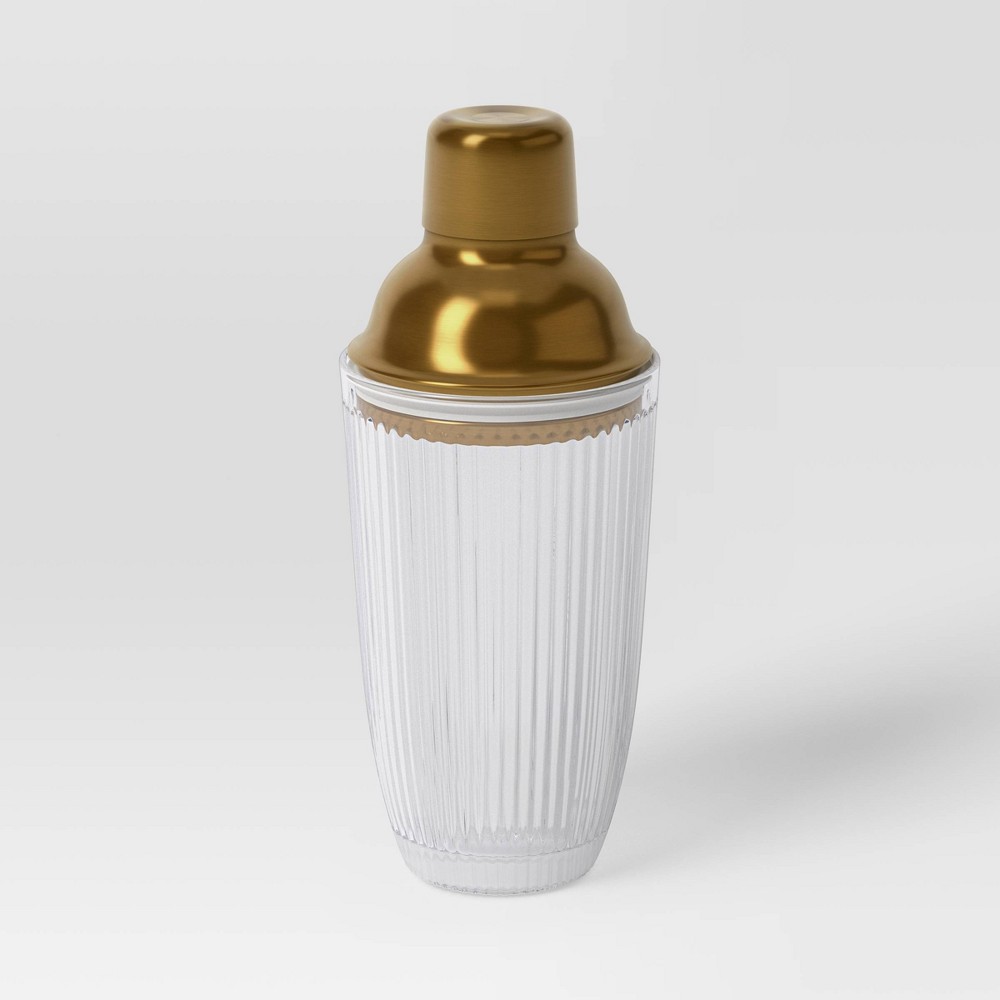 12 fl oz Cocktail Shaker Gold - Threshold