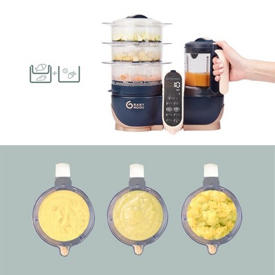 Rose Gold and Navy Blue 12-Cup Multi-Function Food Processor