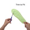 Unique Bargains Trim to Fit Shoe Inserts Fit Shoe White Blue 1 Pair - 2 of 4