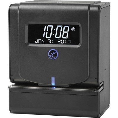 Lathem Time Clock Thermal Print 6"Wx8"Lx9-3/4"H Black 2100HD