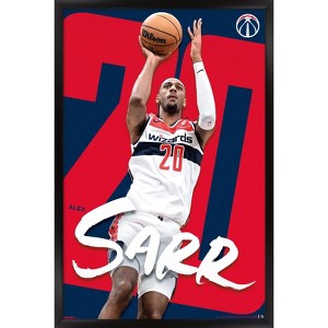 Trends International NBA Washington Wizards - Alexandre Sarr 25 Framed Wall Poster Prints - 1 of 4
