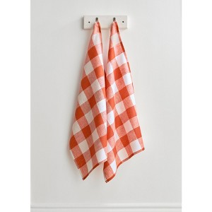Solino Home Linen Buffalo Check Kitchen Towels - 1 of 4