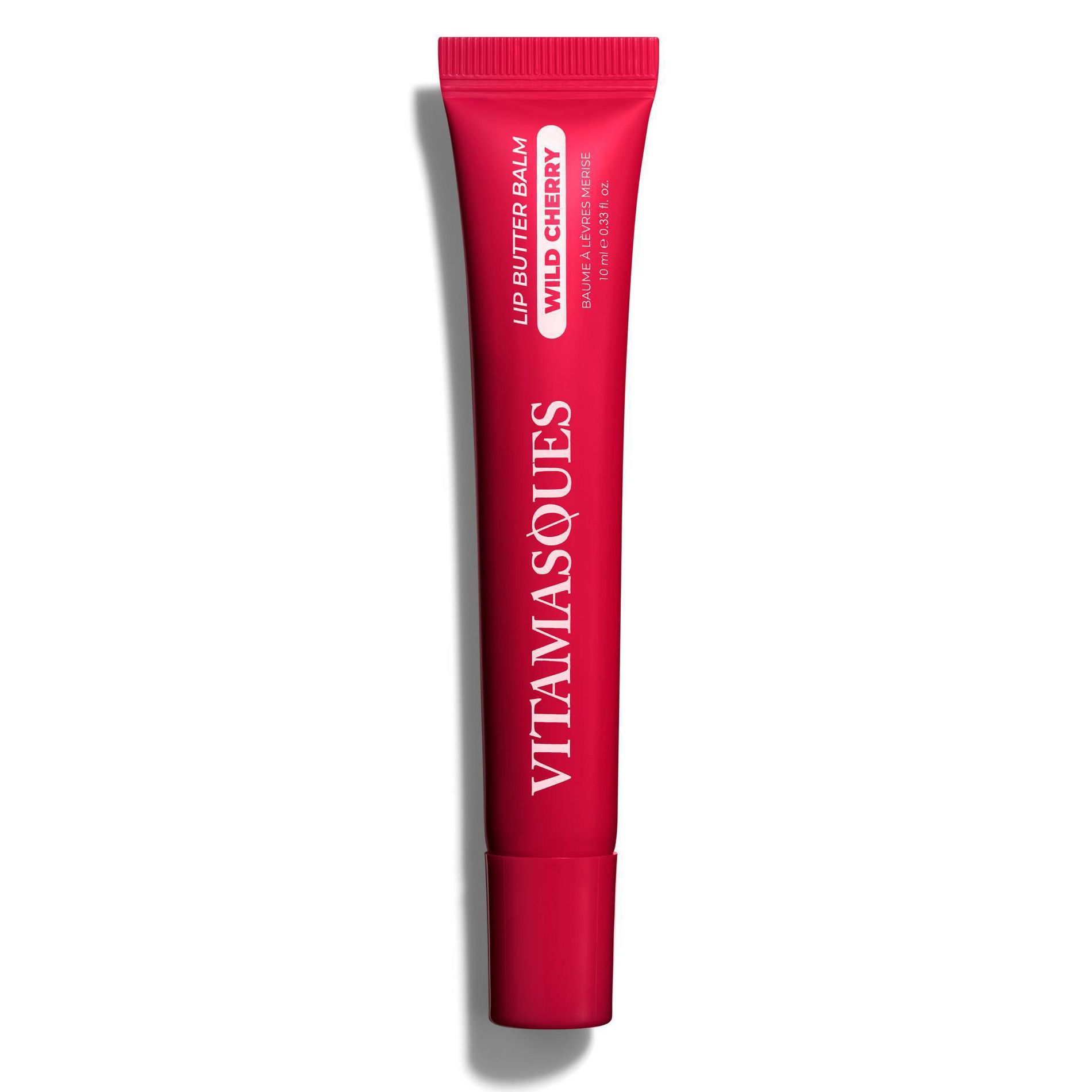 Vitamasques Plump & Repair Tinted Lip Butter Balm - Wild Cherry - 0.33oz: Contains Hyaluronic Acid, Sheer Finish